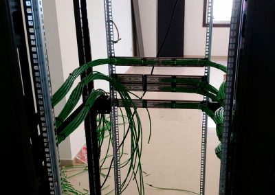 instalación de RACK parque tecnológico y logístico de Vigo