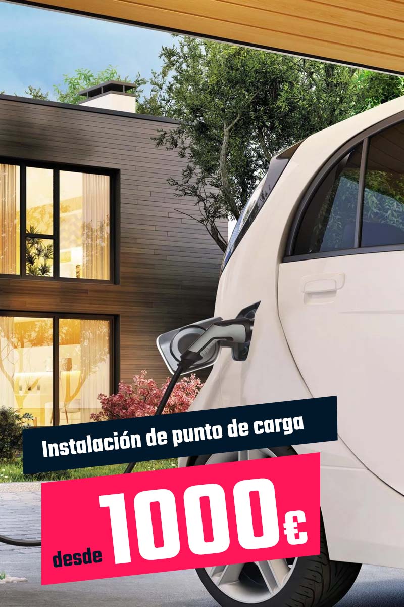 oferta precio instalación de cargador coche eléctrico